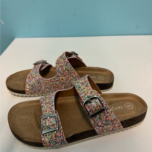 Kids' Drew Footbed Sandals - Cat & Jack size 3 - Picture 4 of 7